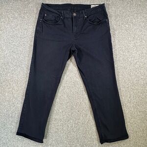 Buffalo David Bitton Pants Mens 38x30 Sam Slim Straight Navy Blue Stretch